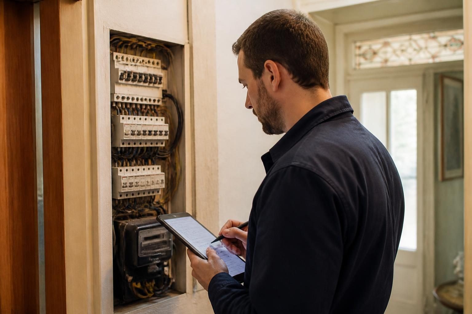 Diagnostic professionnel d’une ancienne installation électrique dans une maison en Belgique