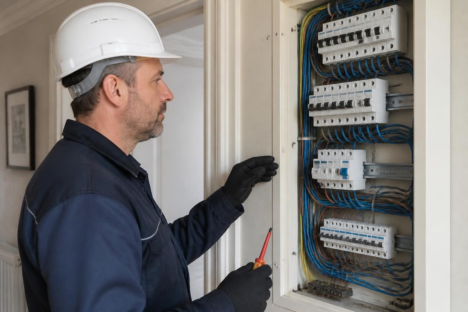 Vérification professionnelle d’un tableau électrique avant une remise en conformité