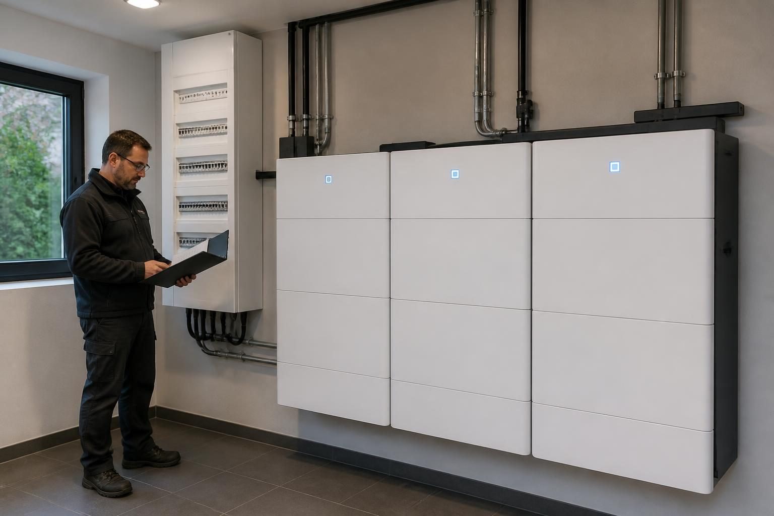Système de batterie d’accumulateurs intégré à une installation électrique résidentielle