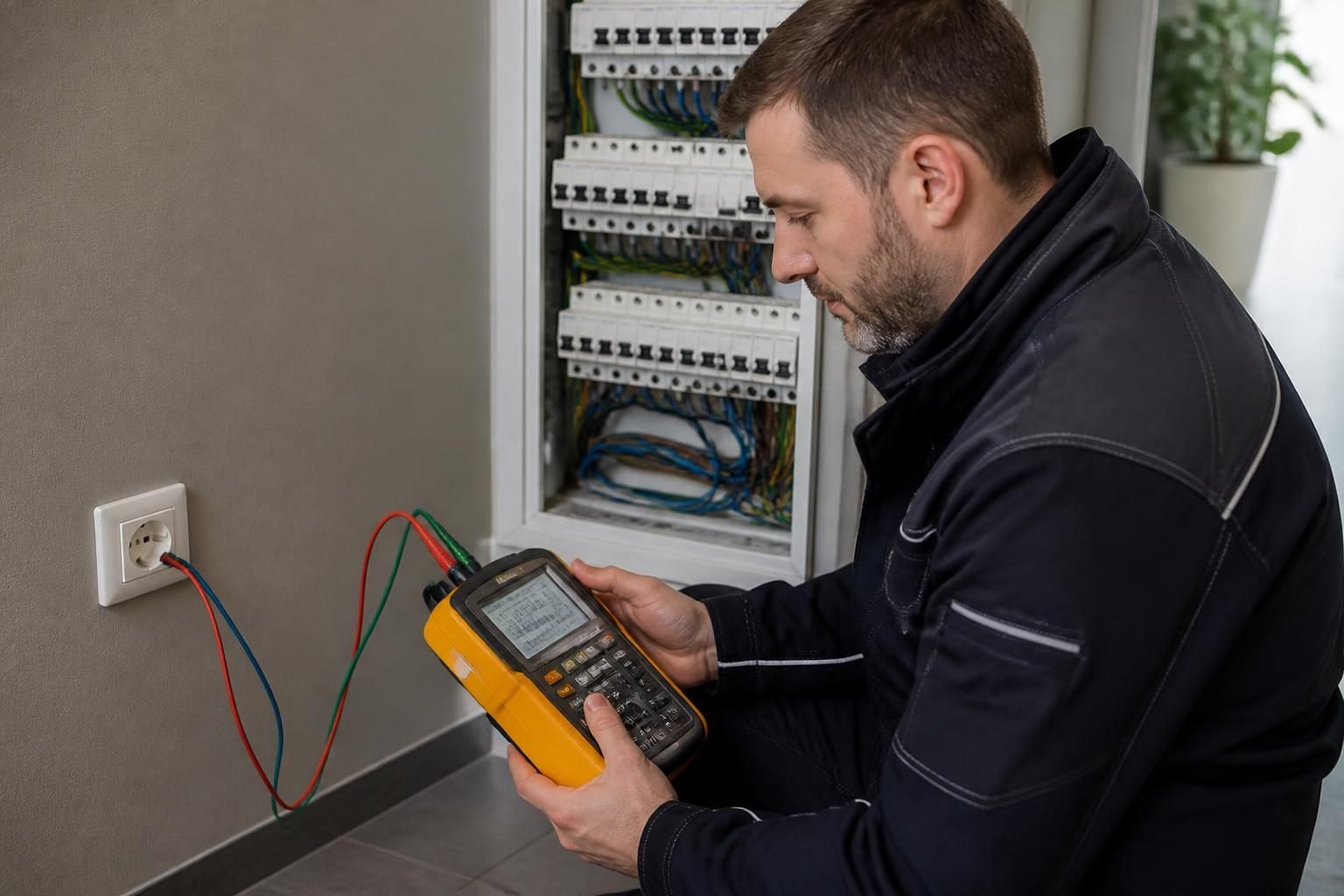 Contrôle professionnel de la continuité et des protections d’une installation électrique belge
