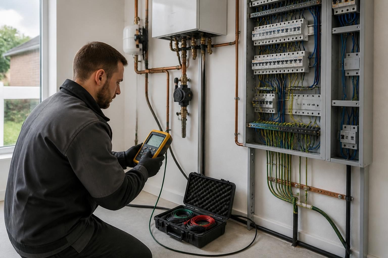 Évaluation de la mise à la terre et des protections électriques dans un logement belge