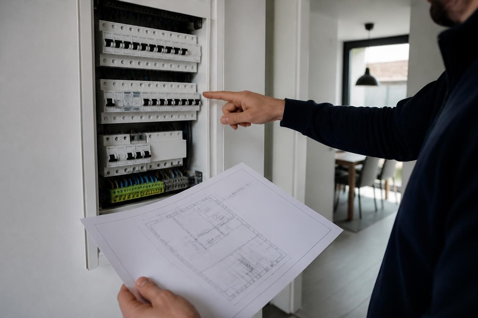 Vérification des schémas et du repérage des circuits électriques domestiques équivalents à Bruxelles‎