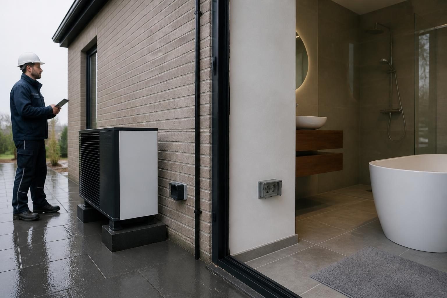 Vérification des protections différentielles dans une salle de bains et pour des équipements extérieurs en Belgique