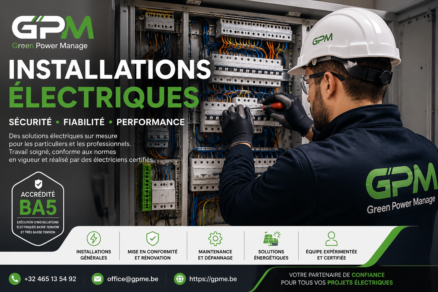 Installation électrique professionnelle : sécurité, conformité et performance